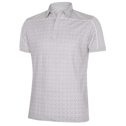 Galvin Green Millard Ventil8 Plus Polo Shirt Cool Grey/Sharkskin/White ...