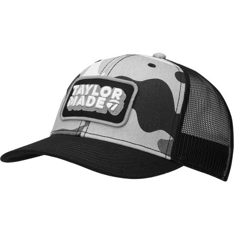 TaylorMade 2024 Retro Trucker Hat Grey/Camo