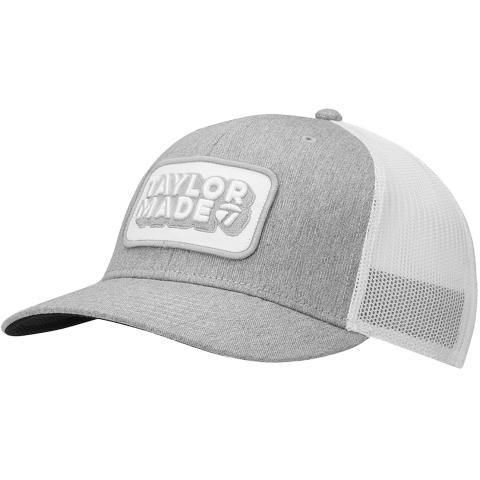 TaylorMade 2024 Retro Trucker Hat Grey/White