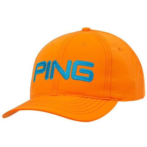 orange golf cap