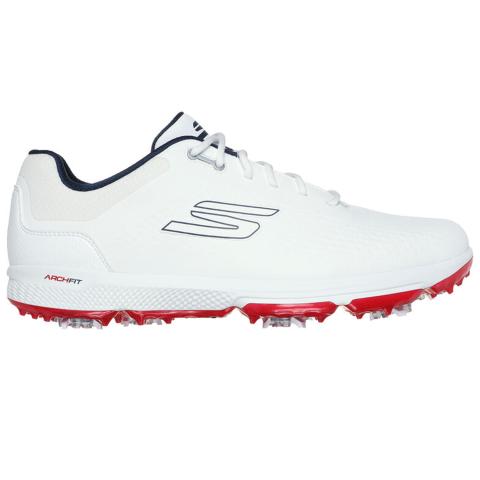 Skechers GO GOLF Pro 6 Golf Shoes White/Navy/Red