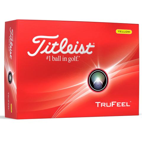 Titleist TruFeel Golf Balls Yellow / Dozen