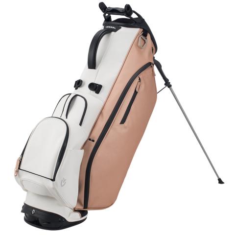 Vessel Player III Golf Stand Bag White/Rose Gold