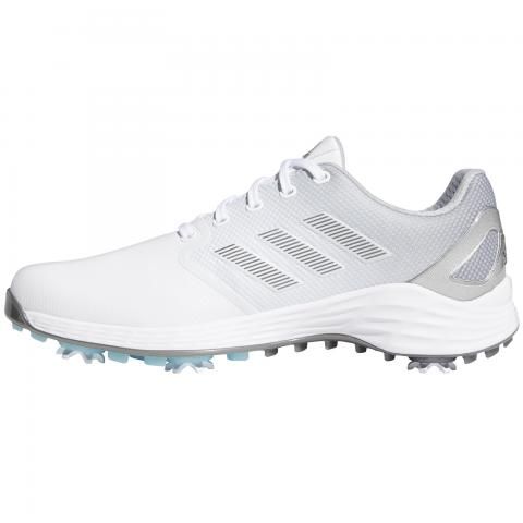 adidas ZG21 Golf Shoes White/Dark Silver Metallic/Grey Five | Scottsdale Golf