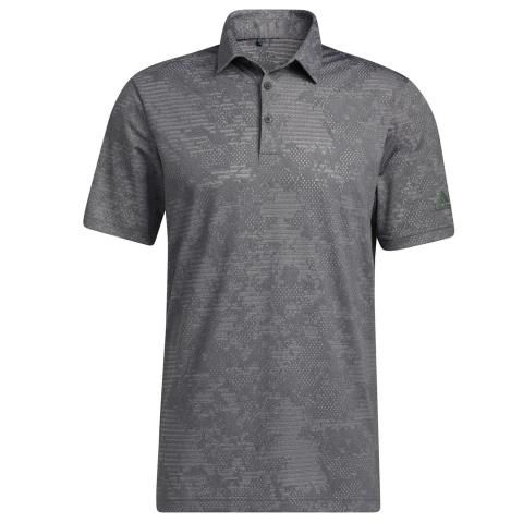 adidas Camo Golf Polo Shirt Black/Grey Three | Scottsdale Golf