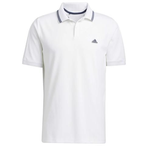 white golf shirt