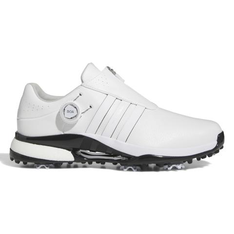 adidas Tour360 24 BOA Golf Shoes White/White/Core Black