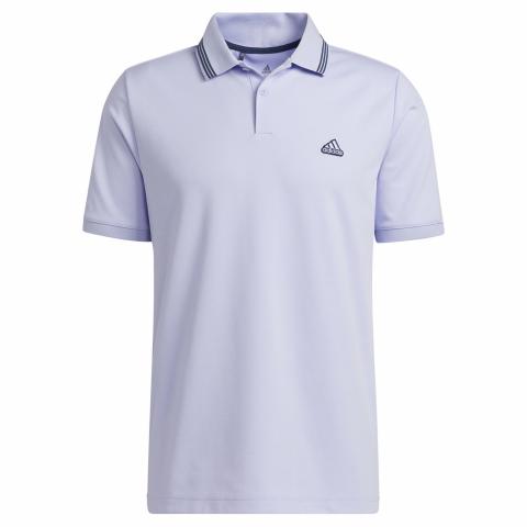 adidas Go-To Pique Golf Polo Shirt Violet Tone/Crew Navy | Scottsdale Golf