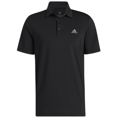 adidas Ultimate365 Solid Golf Polo Shirt Black