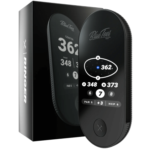 Blue Tees The Ringer Handheld Golf GPS