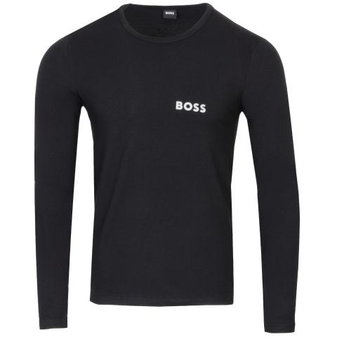 BOSS LS RN Infinity Shirt Black
