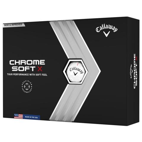 Callaway Chrome Soft X Golf Balls White / Dozen