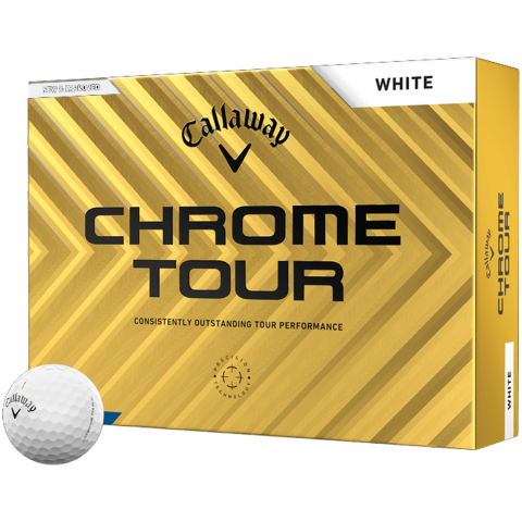 Callaway Chrome Tour Golf Balls White