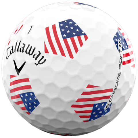 Callaway Chrome Soft Truvis Team USA Golf Balls