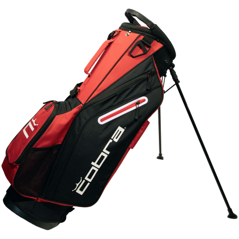 Cobra Signature Golf Stand Bag Bright White/High Risk Red/Puma Black