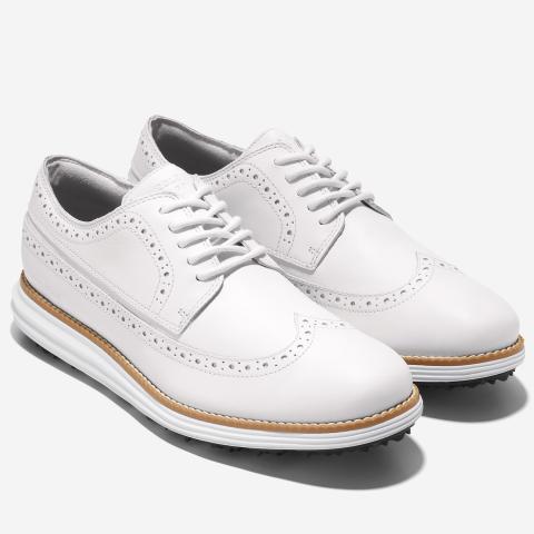 Cole Haan Original Grand Wing Ox Golf Shoes Optic White/Ch Natural ...