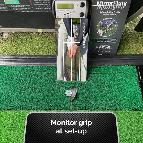 FatPlate MirrorPlate Golf Swing & Putting Mirror