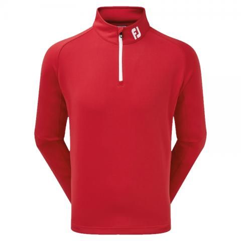 FootJoy Chill Out Zip Neck Golf Sweater Red 90150