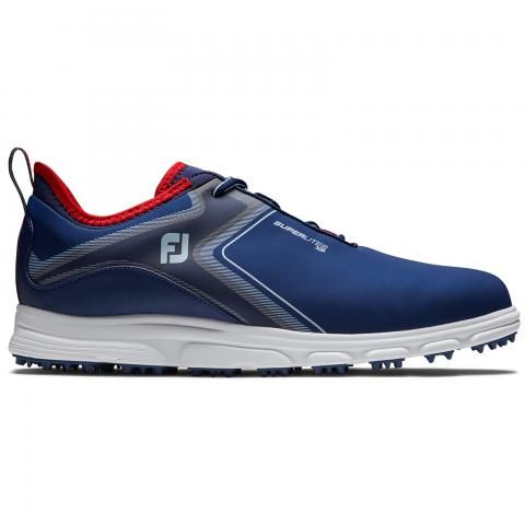 FootJoy SuperLites XP Golf Shoes #58080 Navy/White/Red | Scottsdale Golf