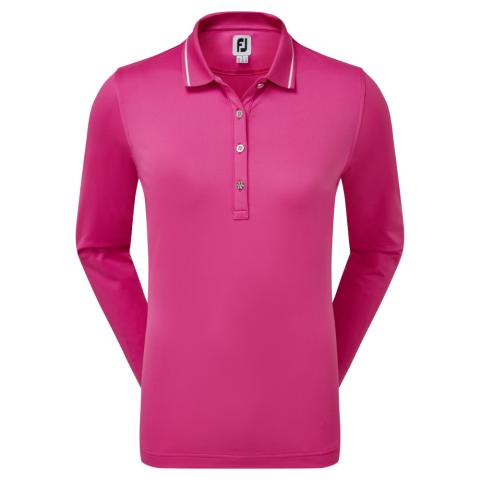 FootJoy Thermal Jersey Long Sleeve Ladies Golf Polo Shirt
