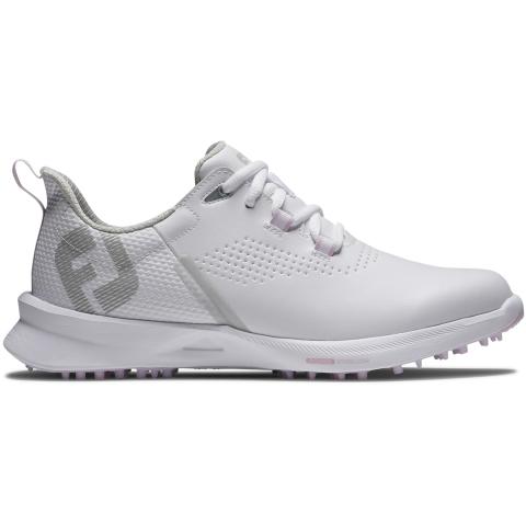 FootJoy FJ Fuel Ladies Golf Shoes #92373 White/White/Pink