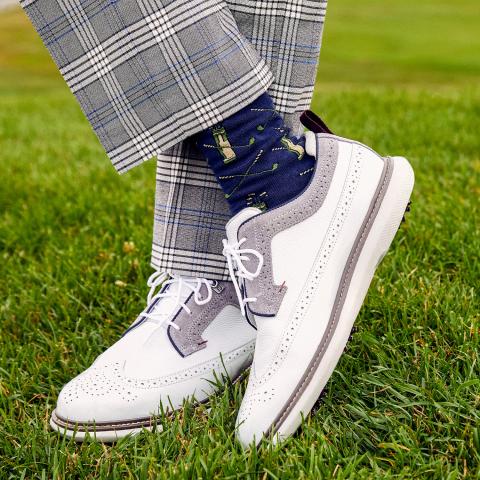 FootJoy x Todd Snyder LE Traditions Wing Tip Golf Shoes #57929 White ...