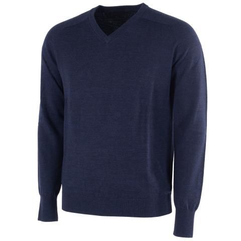 Galvin Green Carl V-Neck Sweater Navy 