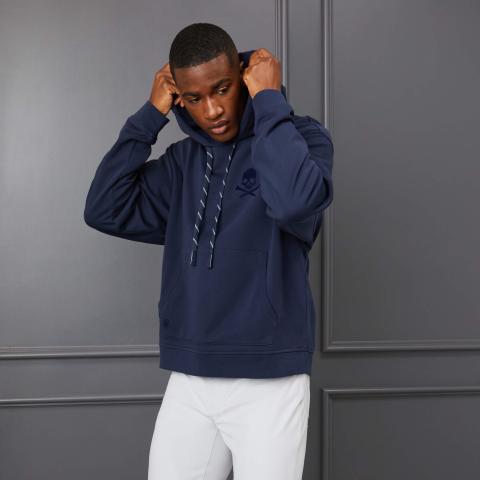 G/FORE Skull & T's Loopback Hoodie Twilight | Scottsdale Golf