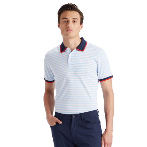 G/FORE Staple Stripe Polo Shirt