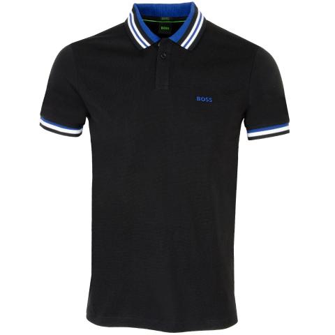 BOSS Paddy 2 Polo Shirt Black 001 | Scottsdale Golf
