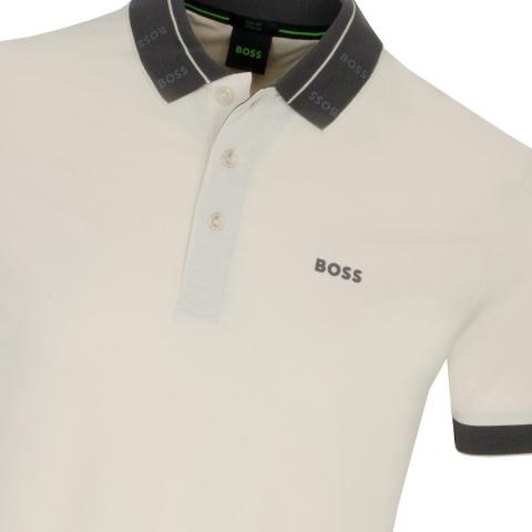 HUGO BOSS Paule Polo Shirt Open White | Scottsdale Golf