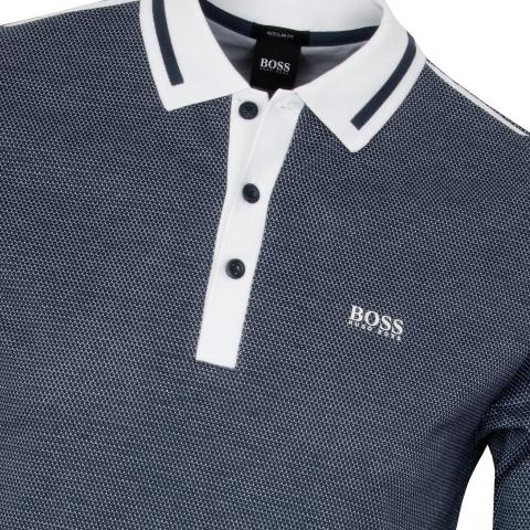 BOSS Plisy 2 Long Sleeved Polo Shirt 