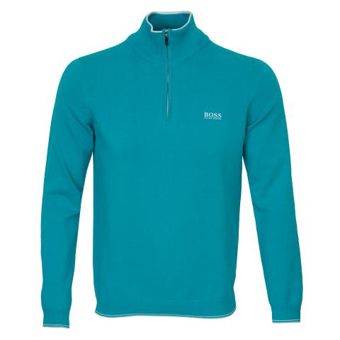 boss zimex zip neck sweater
