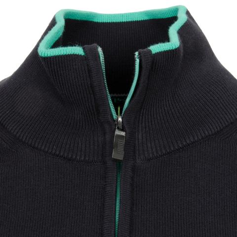 boss zimex zip neck sweater