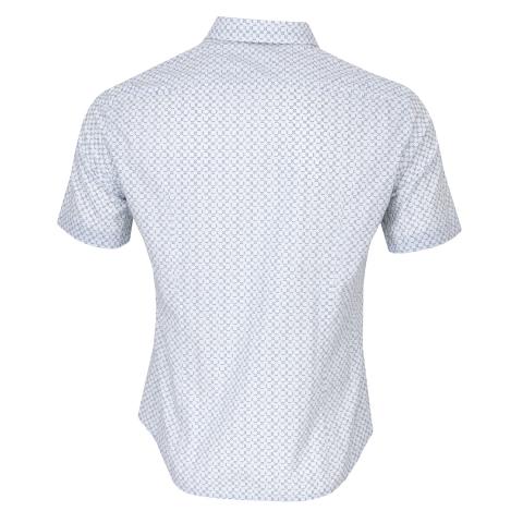 BOSS Biadia Short Sleeve Patterned Dress Shirt BOSS Biadia Short Sleeve Patterned Dress Shirt