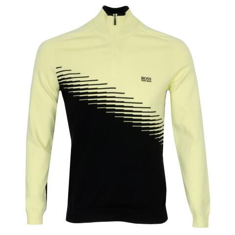 hugo boss zip neck sweater