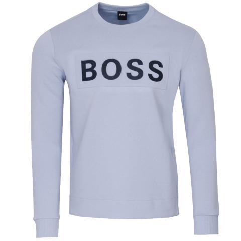 HUGO BOSS Salbo 1 Sweatshirt Open Blue 481 | Scottsdale Golf