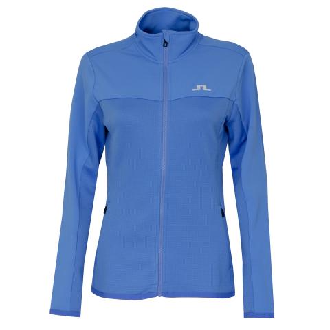 J Lindeberg Hubbard Structured Zip Ladies Sweater J Lindeberg Hubbard Structured Zip Ladies Sweater