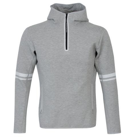 j lindeberg logo tech hoodie