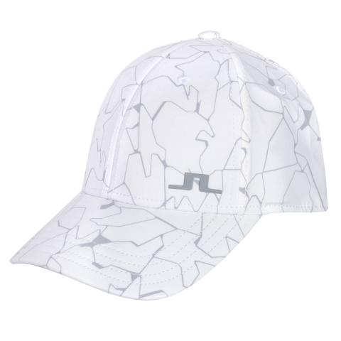 J Lindeberg Ludvig Print Cap Slit White Scottsdale Golf J Lindeberg Ludvig Print Cap Slit White Scottsdale Golf