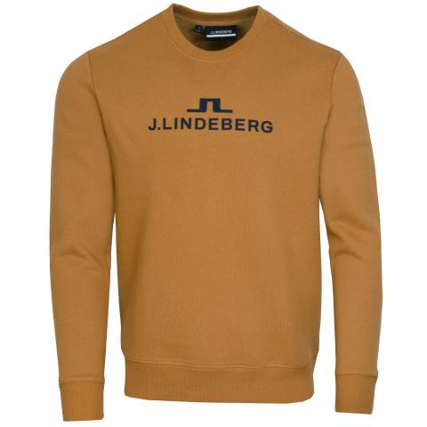J Lindeberg Alpha Crew Neck Sweater Chipmunk