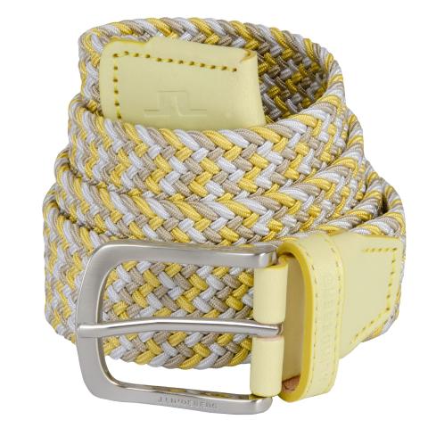 J Lindeberg Bubba Elastic Belt Wax Yellow
