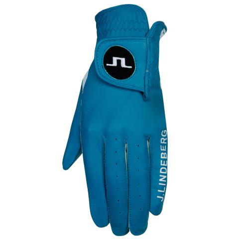 J Lindeberg Ron Premium Leather Golf Glove - Small Right Handed Golfer / Summer Blue