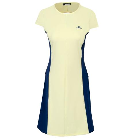 J Lindeberg Maxime Ladies Golf Dress Wax Yellow