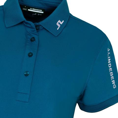 Lindeberg J.Lindeberg Tour Tech Jersey Polo shirt womens Short Sleeve top size Small UK 8 J 
