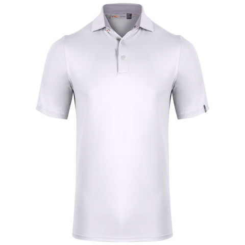 KJUS Soren Solid Golf Polo Shirt White