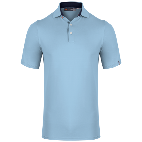 KJUS Soren Solid Golf Polo Shirt Coastline