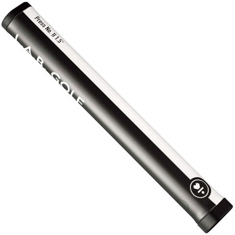 L.A.B. Golf Press II 1.5° Putter Grip - Smooth Black/White - Right Handed