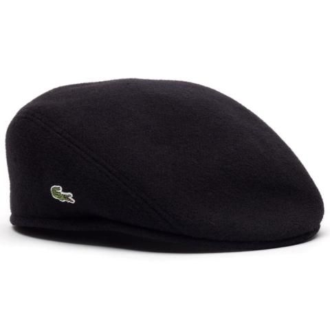 lacoste flat cap white