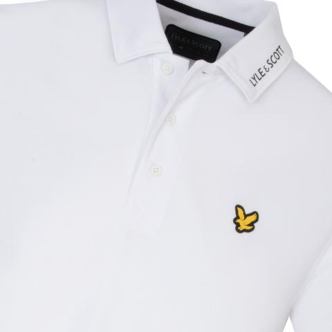 Lyle & Scott Tech Collar Logo Golf Polo Shirt